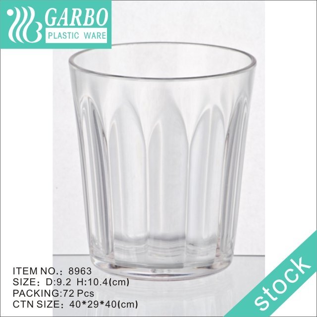 Wholesale clear circle design 13oz unbreakable Polycarbonate Cups