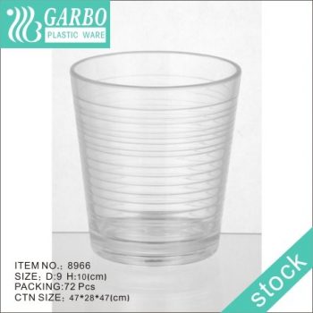 Wholesale clear circle design 13oz unbreakable Polycarbonate Cups