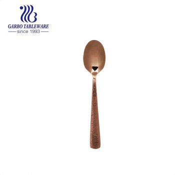 410 Grade Gold plating Stainless steel spoon can pass food grade