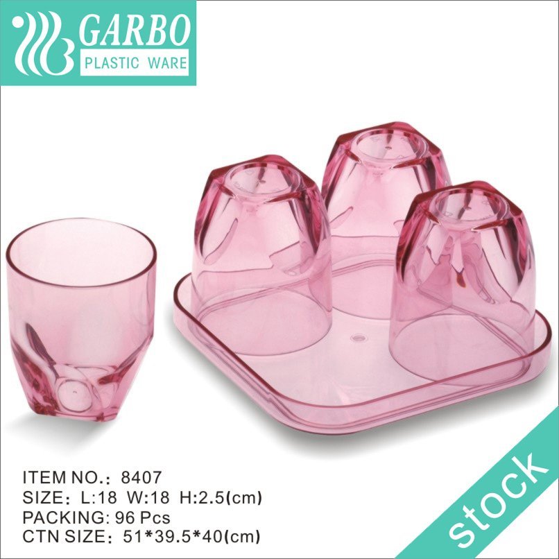 Garbo 470ml unbreakable juice drinking glass polycarbonate drink water tumbler