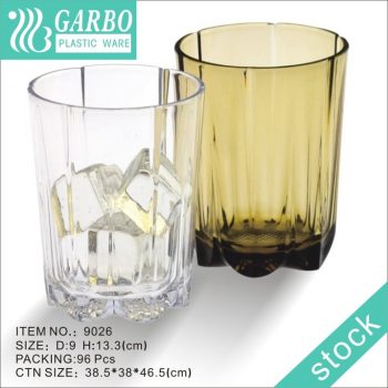 Оптовый заказной цветной стакан из поликарбоната круглый пластиковый стакан с толстым дном