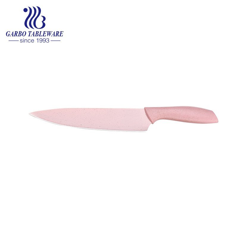 تعزيز علبة هدية حزمة الصين بالجملة المهنية سكين الطاهي مجموعة مخصصة اللون شعار الأطفال UsageSafe 6 قطعة سكين المطبخ مع مجموعة Sisscor مقشرة