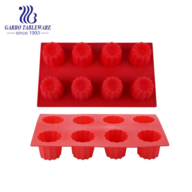 Kitchen Silicone Baking Molds Non-Stick Cake Pan with Pumpkin Chocolate Cupcakes Bat Square Shape Grey Color