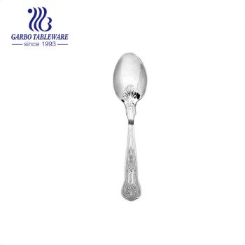 New design 410 stainless steel ice cream spoon for hotel restaurant home use
