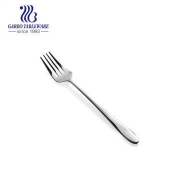 High quality stainless steel 18/8 silver table fork with mirror polished elegant modern style forks