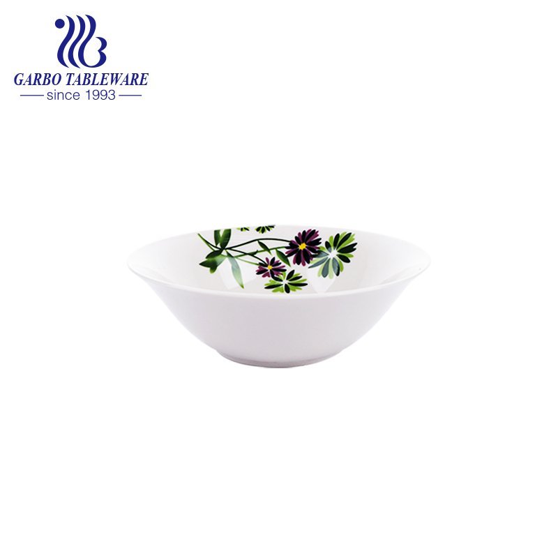 500ml customizable underglazed ceramic bowl for home use