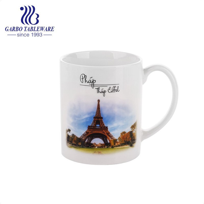 Custom deisgn cheap stoneware drinking mug ceramic cup wholesale China water and juice mug for home