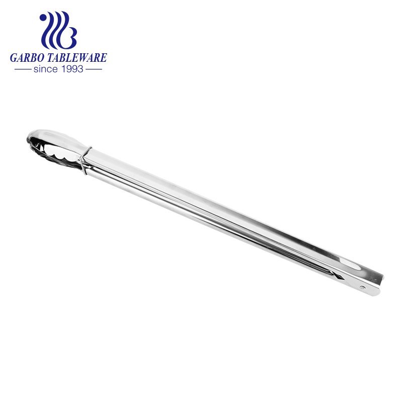 High Quality 12inch Stainless Steel Food Tong for Ice Bucket