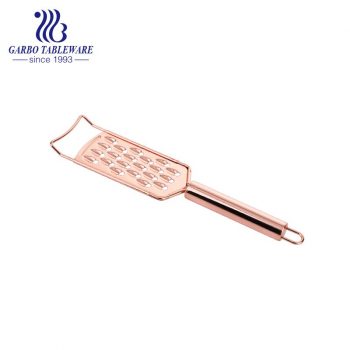 Rose Gold Color Stainess Steel Peeler Cheese Grater & Lemon Zester