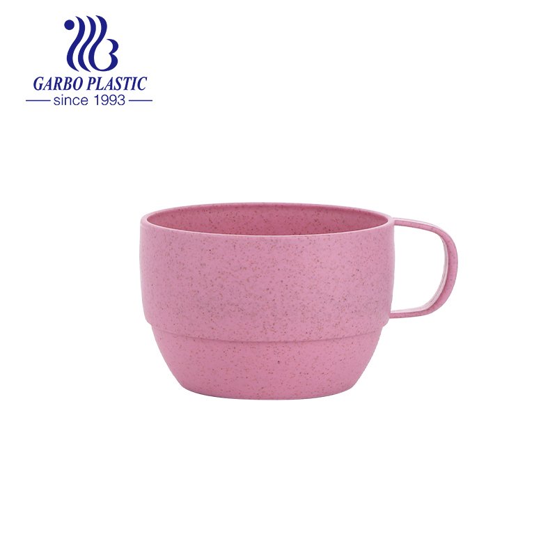 Caneca de café de plástico acrílico ecologicamente correta Morandi de última geração, resistente ao calor e com alça portátil