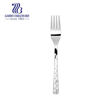 Garbo atacado espelho cor prata talheres polidos elegantes garfos de mesa garfos de jantar para restaurante