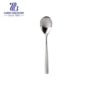 304 cucharas de sopa de cubiertos de cuchara de cena de cubiertos de acero inoxidable de alta calidad en stock