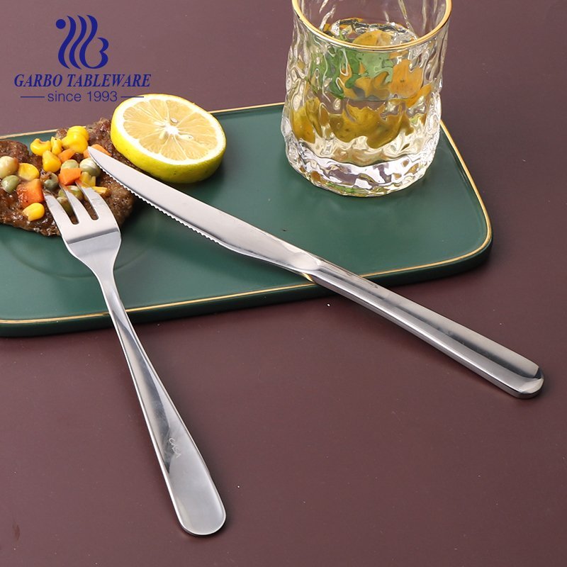 Best for camping serving set multi functional cutlery set hand polished dinnerware for meals