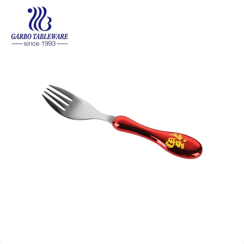 Mirror polished restaurant silver flatware metal stainless steel 18/0 fruit forks appetizer salad serving fork