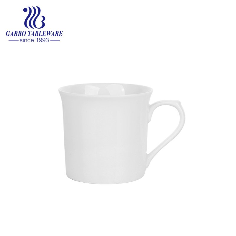 Full printing design porcelain cup with gold handle ceramic drinking mug bone china promotion gift mugs