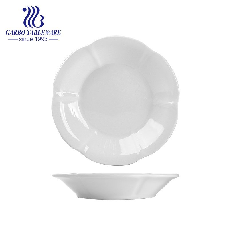 Hotsale 9 inch porcelain bowl with square shape for hotel