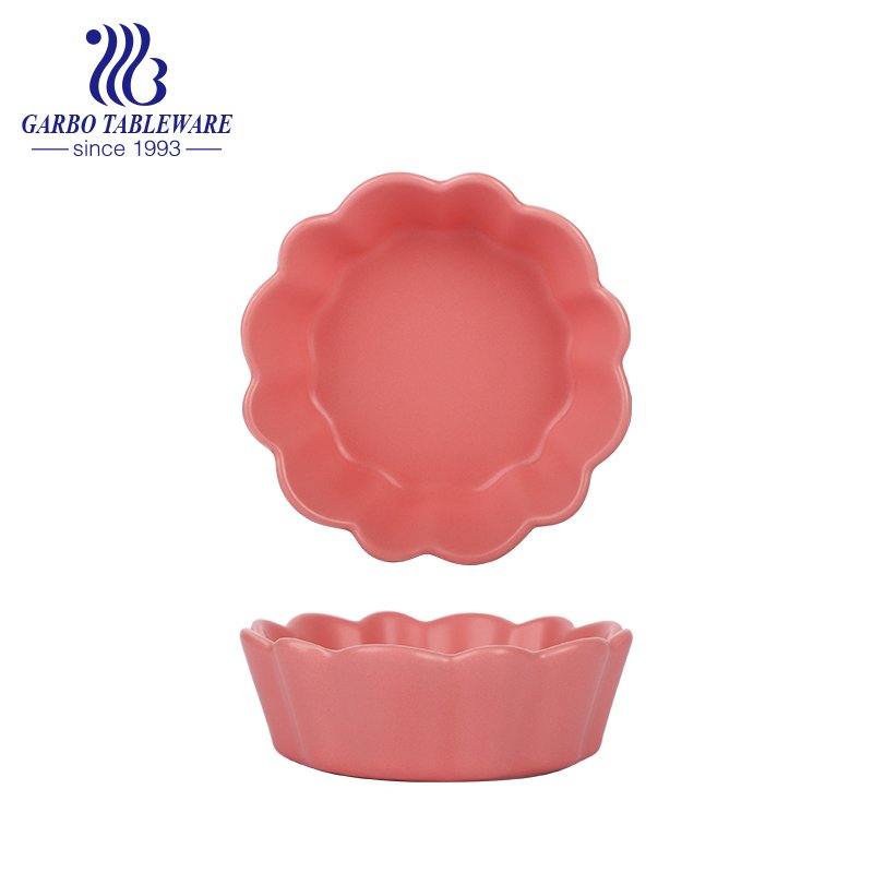 Hotsale dinnerware 760ml blue color-glazed ceramic bowl for daily usage