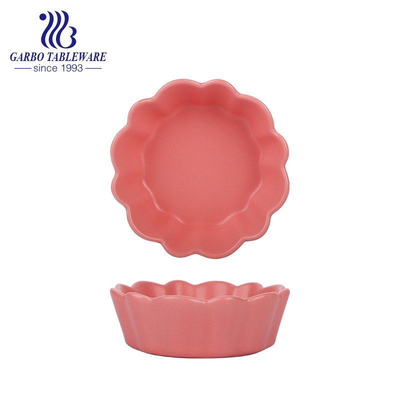 Microwave safe 355ml yellow color-glazed ceramic bowl for wholesale