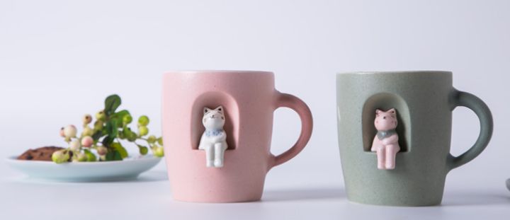 La tasse en céramique de tasse à boire en porcelaine cadeau promotionnel avec divers motifs imprimés pour tous les marchés