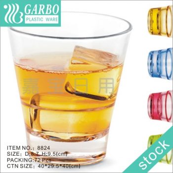 Home Drinkware transparent 28cl Vintage Polycarbonat Whisky Tasse
