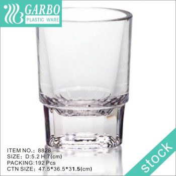 Vasos de medida de policarbonato transparente de plástico duro de 68 ml