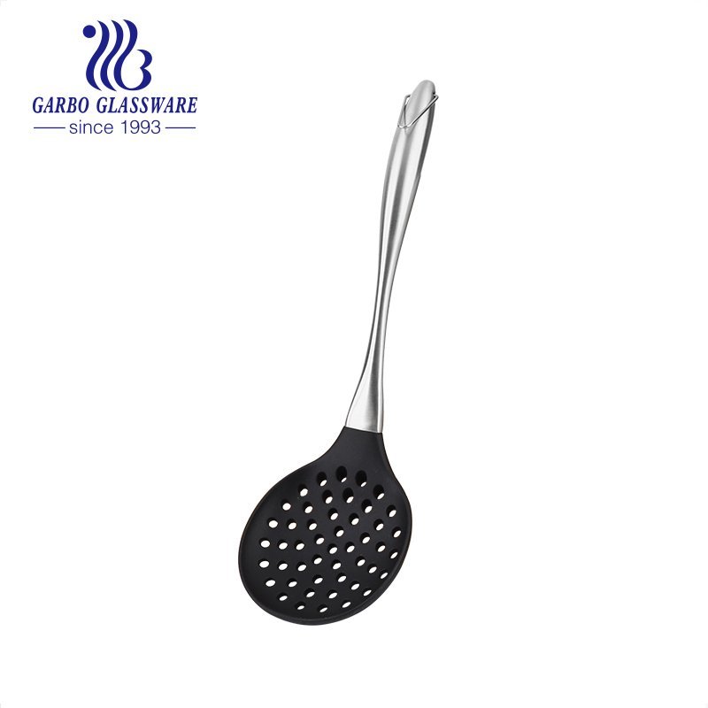 Heat Resistant Fish Spatula Nylon Slotted Turner with Durable 1.2mm Thickness