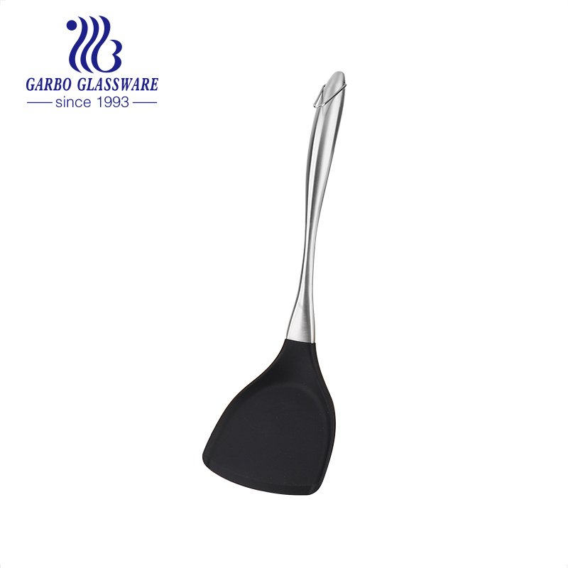 Heat Resistant Fish Spatula Nylon Slotted Turner with Durable 1.2mm Thickness