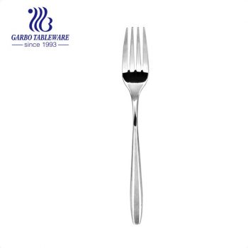 Garbo tenedores de cena de metal pulido espejo para trabajo pesado tenedor de carne de res de acero inoxidable cubiertos cubiertos de plata