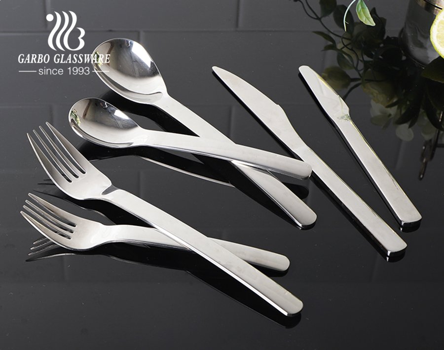 Garbo wholesale competitive silver flatware dinner forks stainless steel 18/0 fruit salad fork