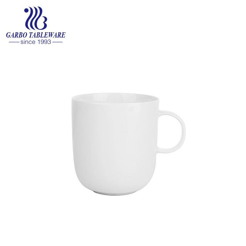 Royal high wite taza para beber café de porcelana de hueso nueva clara con base tazas de cerámica para bebidas juego de tazas de porcelana con borde dorado personalizado y tazas con estampado de logotipo