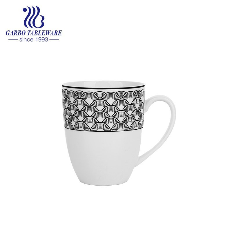 printed designs good quality porcelain mug with stock cermaic water drinking cup tea mug for office and home.