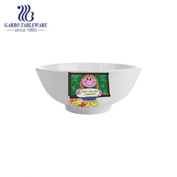 Wholesale porcelain bowl for gift and promotion with customized decal