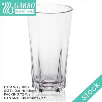 Vaso de jugo de plástico de policarbonato de 13 oz / 380 ml al por mayor