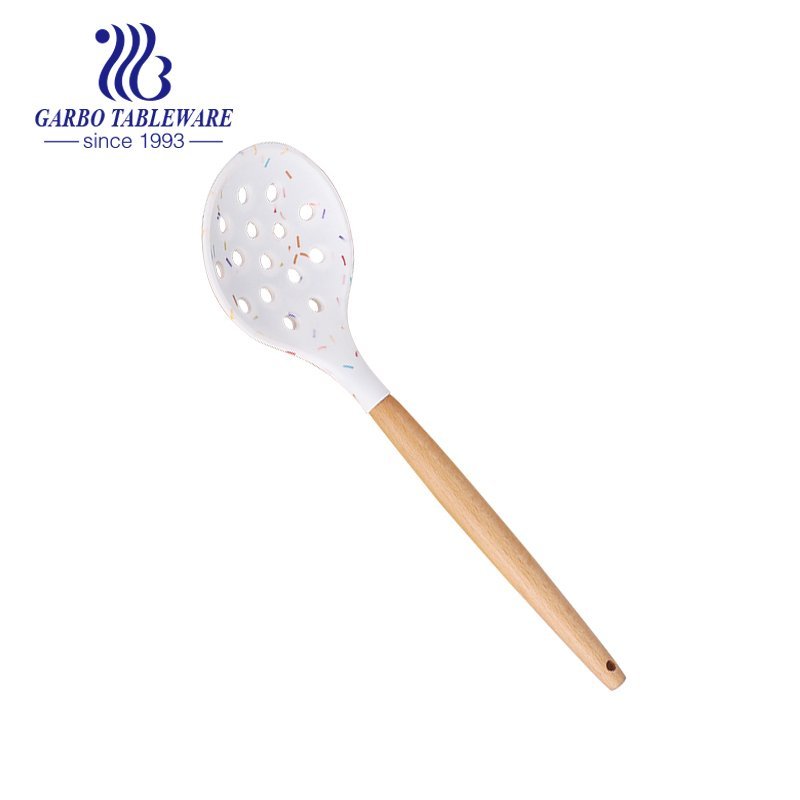 Durable Food Grade Kitchen Pasta Server Pyrex Silicone Pasta Spoon Server For Noodles, Pasta