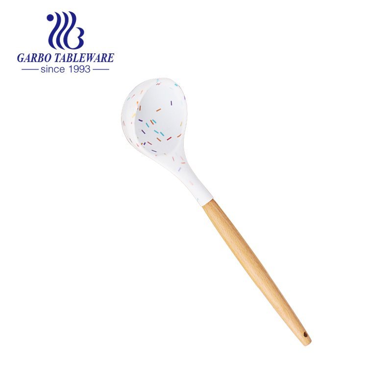 Durable Food Grade Kitchen Pasta Server Pyrex Silicone Pasta Spoon Server For Noodles, Pasta