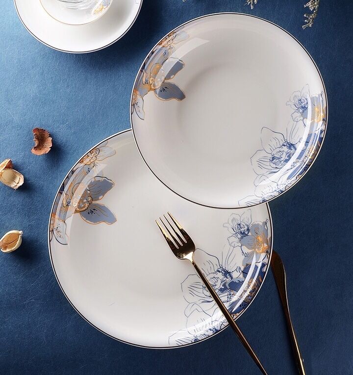 Was ist das meistverkaufte Bone China-Geschirr für den Markt und welche Art von Druckdesigns ist beliebt?