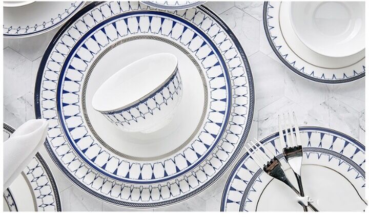 What is the best selling bone china dinnerware for market and what kind of print designs is popular?