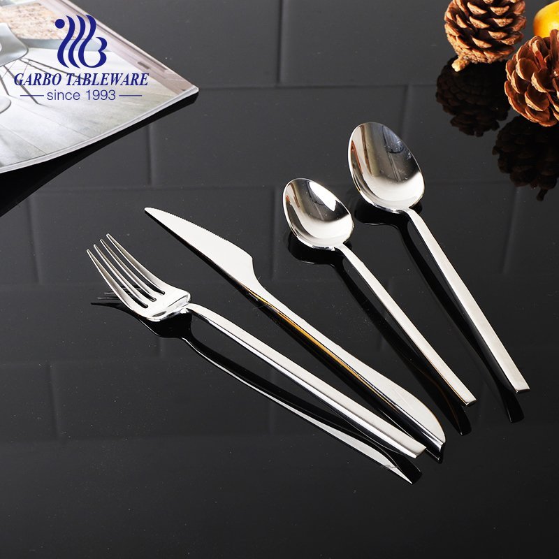 Walmart Special Stainless Steel Cutlery Set 18/8 SS Classic Metal Flatware Set Easy Handling