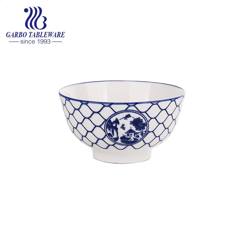 Wholesale 190ml round small porcelain bowl with customizable decoration