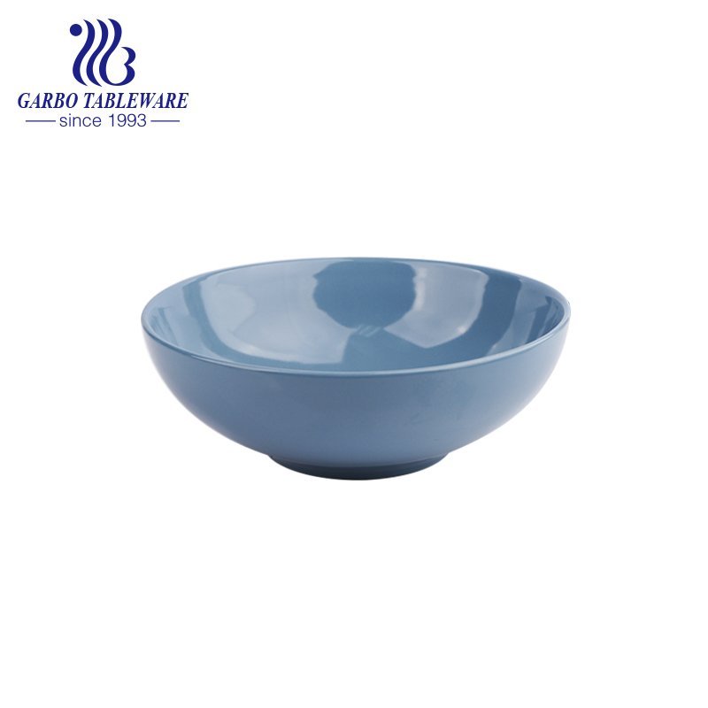 9 inch hand painted heat resistant ceramic bowl for home usage