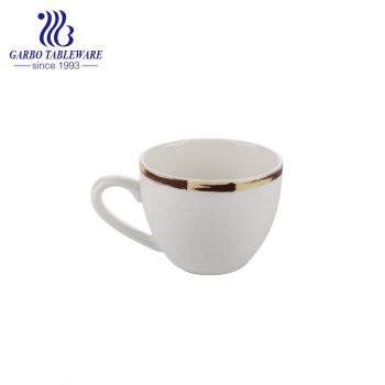 100ml samll café copo de porcelana bone china boa qualidade latte drinks copo clássico conjunto de canecas de cerâmica