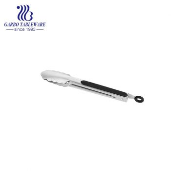 Kitchen Accessories 9 Inch Stainless Steel Food Tongs for Food BBQ