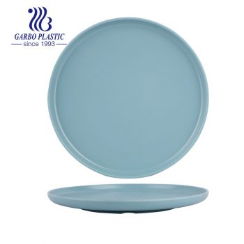 Big size simple round plastic serving trays durable for pie, salad, fruit and meal, perfect for any indoor and outdoor events