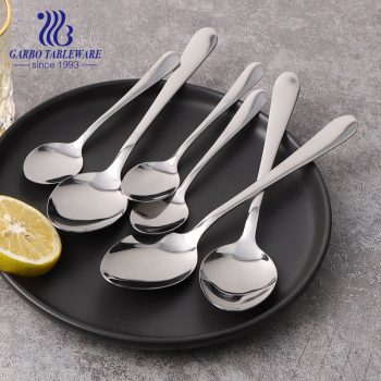 430/410/304 Color box package 24pcs sets stainless steel dessert tea dinner spoon for sale