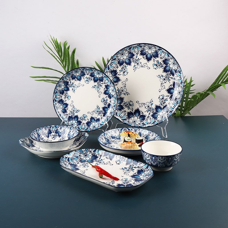 Elaborate on the 8 differences between underglaze and overglaze of porcelain tableware