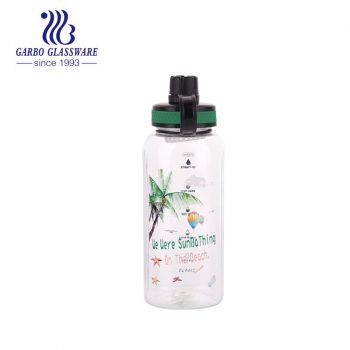 1500ml portable exercise plastic water bottle for outdoors sports