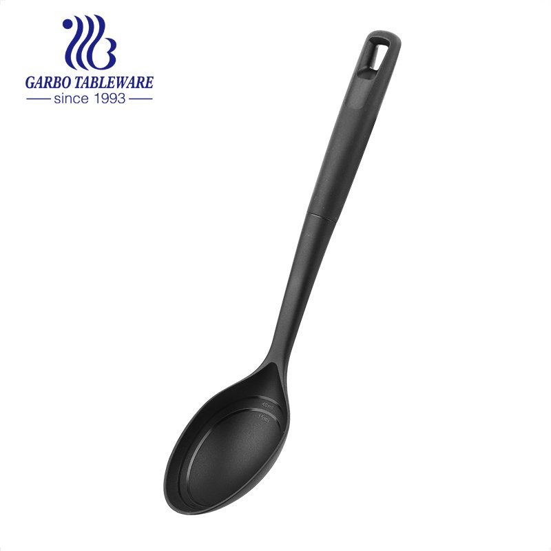 Tenedor para pasta de nailon (11.2 ″), resistente al calor hasta 480 ° F, cuchara para pasta de grado alimenticio, colador de espagueti y cuchara para servidor