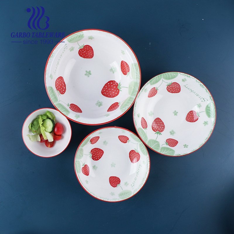 pratos de porcelana funda