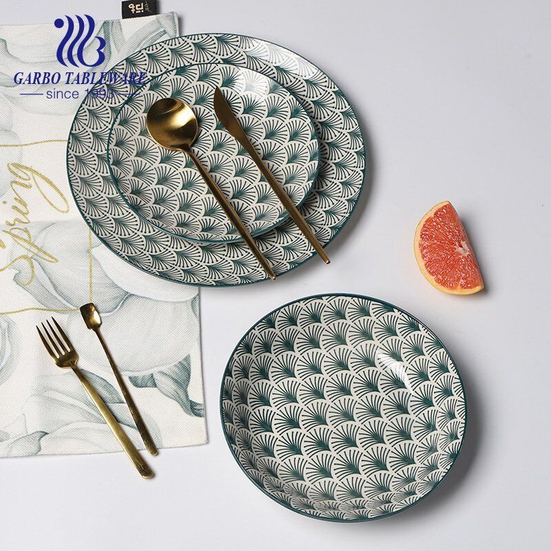 Multi-Function 7/8/10.5inch stoneware dish for dinning flat ceramic plates
