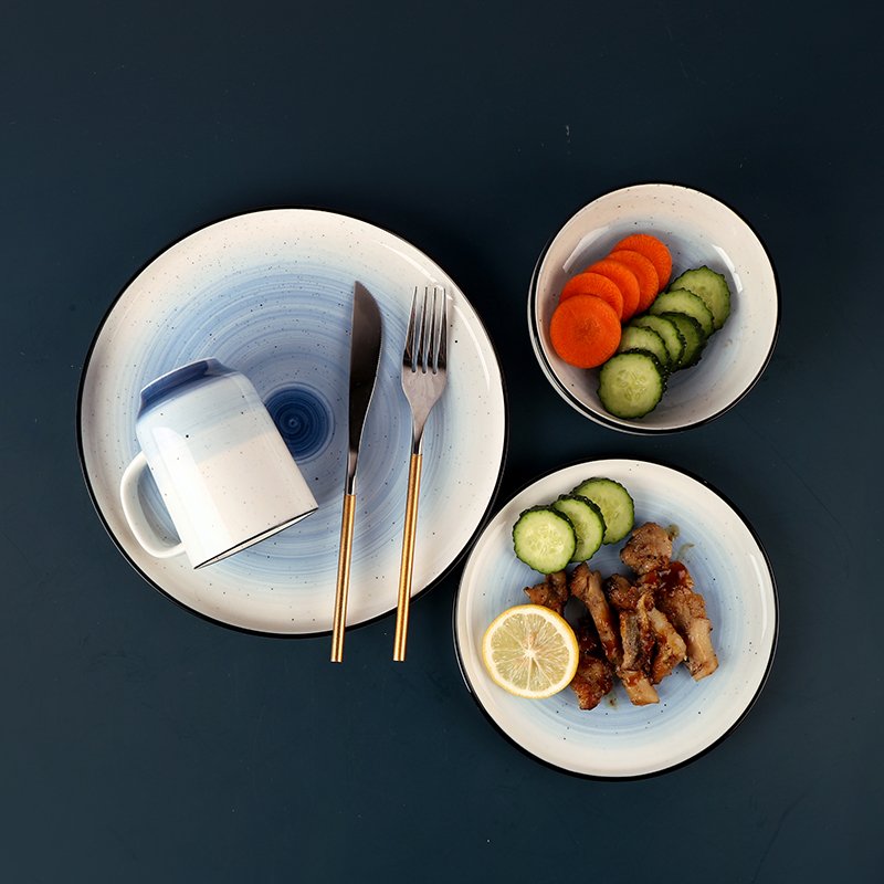 طقم عشاء سيراميك 16 قطعة بمواد وتصميمات مختلفة بيعها رائجًا لمختلف الأسواق في العالم.